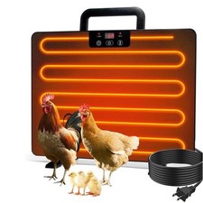 Chicken Coop Heater, 200W Temp Adjustable Safe Radiant Space Heat for Winter