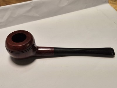 Vintage Real Briar Mayfair Straight Stem Smoking Pipe Made In Czechoslovakia