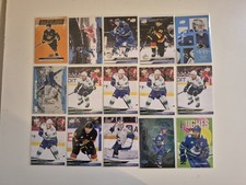 Hockey 22 Card Lot, Vancouver Canucks (Hughes, Pettersson, Murray)