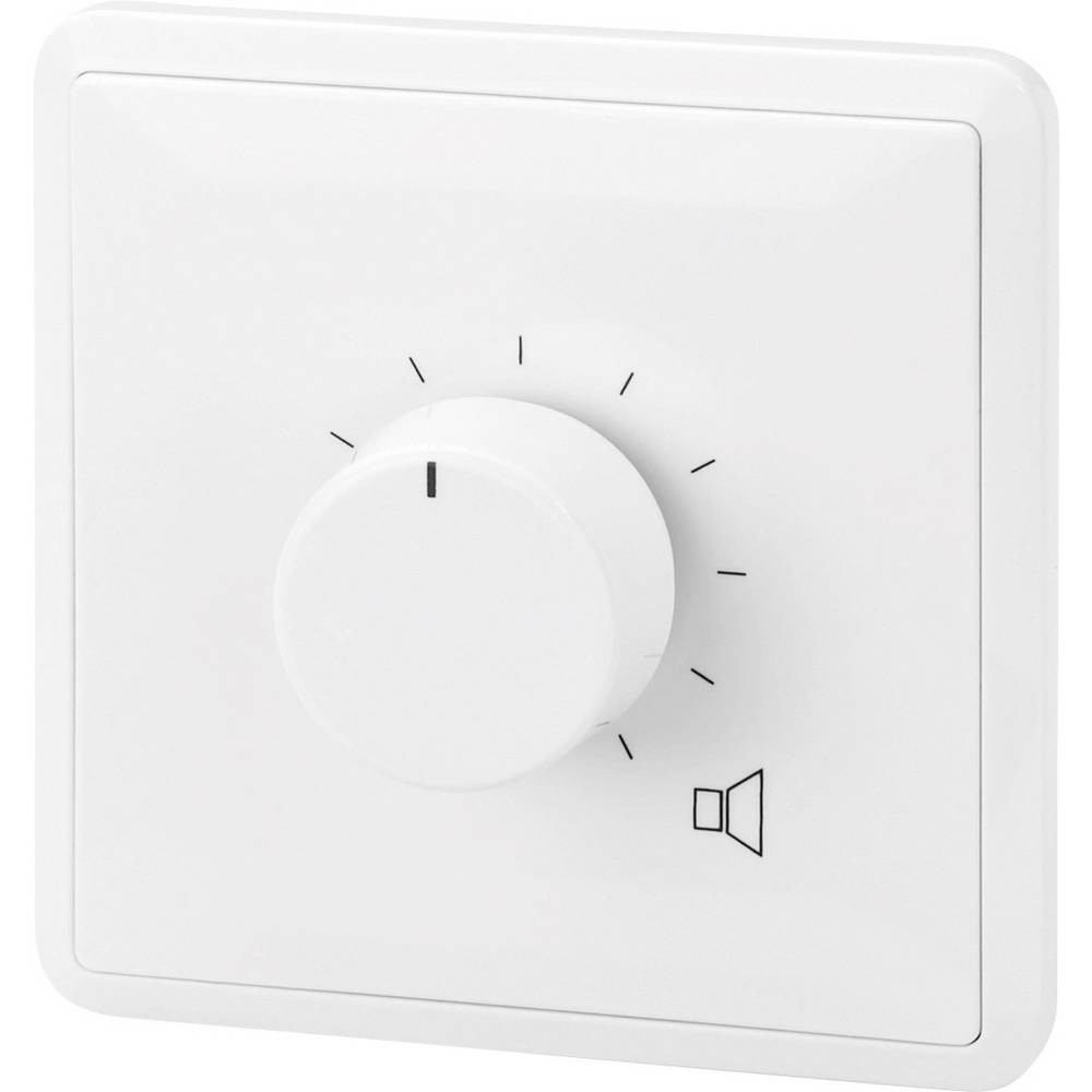 Commande du volume ELA blanc Monacor encastré ATT-312 pour haut-parleur