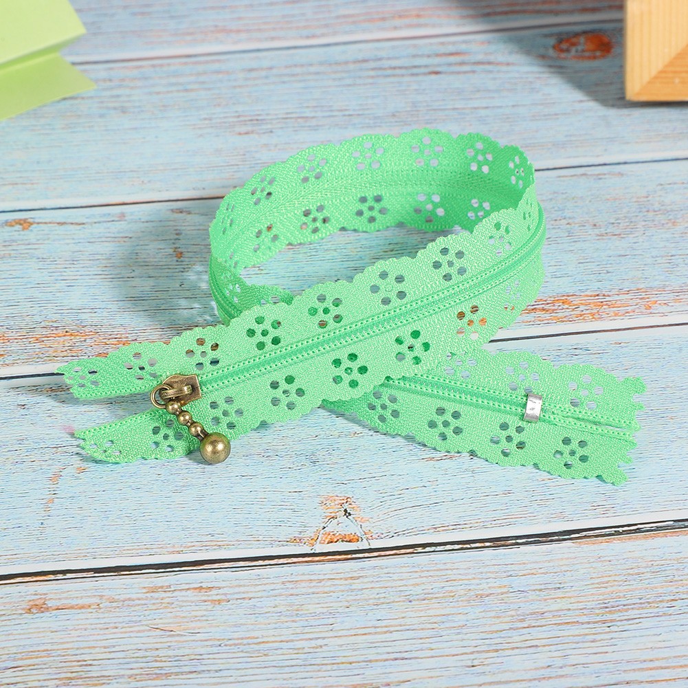 _10Pcs Lace Zipper Mixed Style Bud Silk Shape No.3 Nylon Sewing Clothing