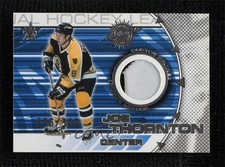 2000 Pacific Vanguard Game-Worn Jerseys 236/300 Joe Thornton Sergei Samsonov