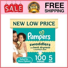 Pampers Swaddlers Diapers, Size 5, 100 Count