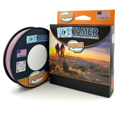 Icetamer Ice Fishing Braid - USA Made - Zero Water Absorption, 6lb 50yds Metered