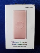 NEW w BOX Samsung EB-U1200C 10,000mAh Wireless Charger Portable Battery QI Cable