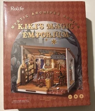 Miniature House Kit DIY Magic Room Puzzle Rolife Kiki's Emporium Box Minor Damag
