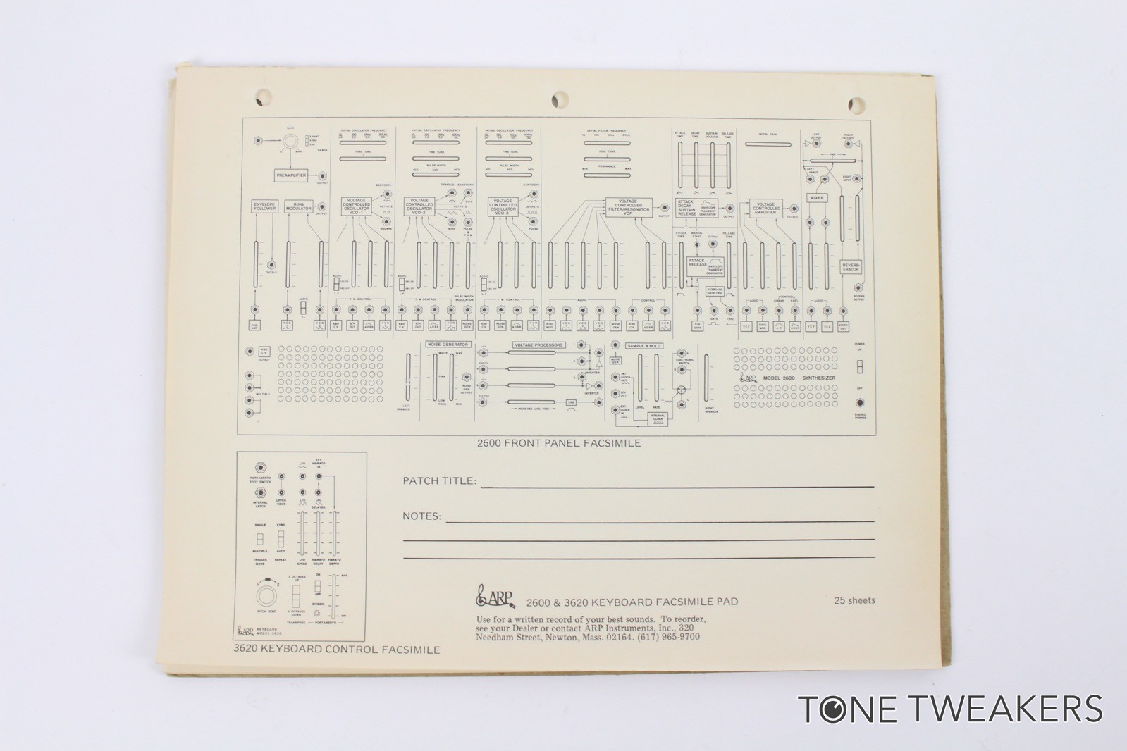 ARP 3620 vintage synth equipment - eBay listing photo 2