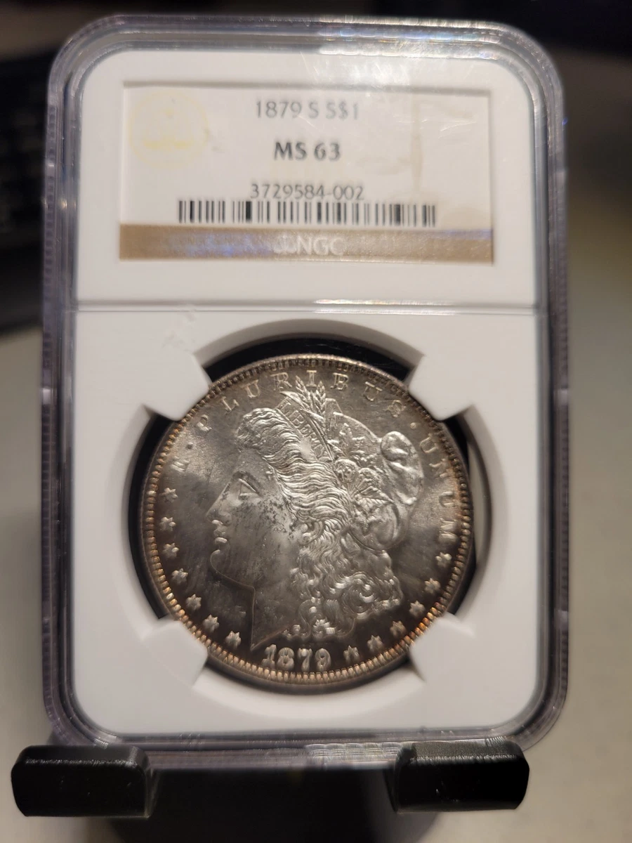 Uncirculated Silver 1879 Year Morgan US Dollars (1878-1921) for