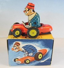 Biller Blechspielzeug Bimbo Clown Uhrwerk L&auml;nge 11,5cm OVP #3541