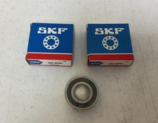 NEW LOT OF 2 SKF 6002 2RSJEM BALL BEARING, FREE SHIPPING