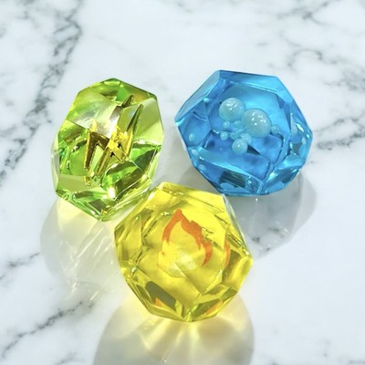 #ad Pokemon Evolution Stones Fire Water Thunder Counter TCG Prop Custom $24.95