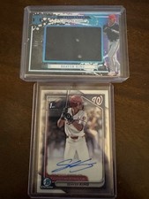 2024 Bowman Draft - Chrome 1st Auto Seaver King, Impeccable Batting Glove /5