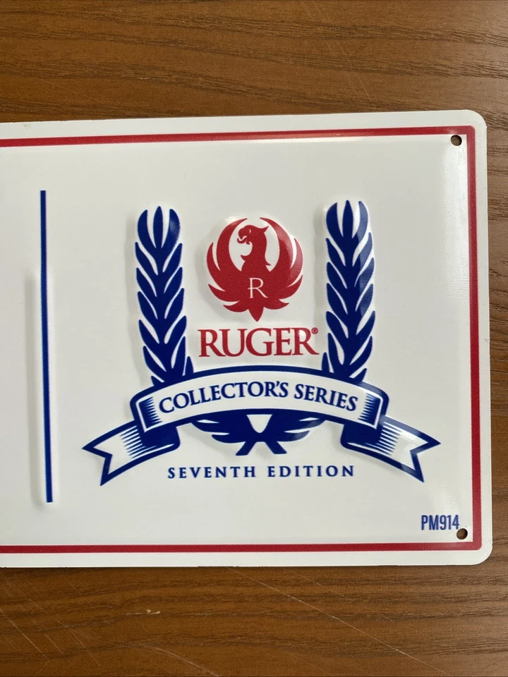 鲁格墙面装饰标志钣金属投票 2024 收藏系列 5"X24" 全新 — 第 2/3 张图片