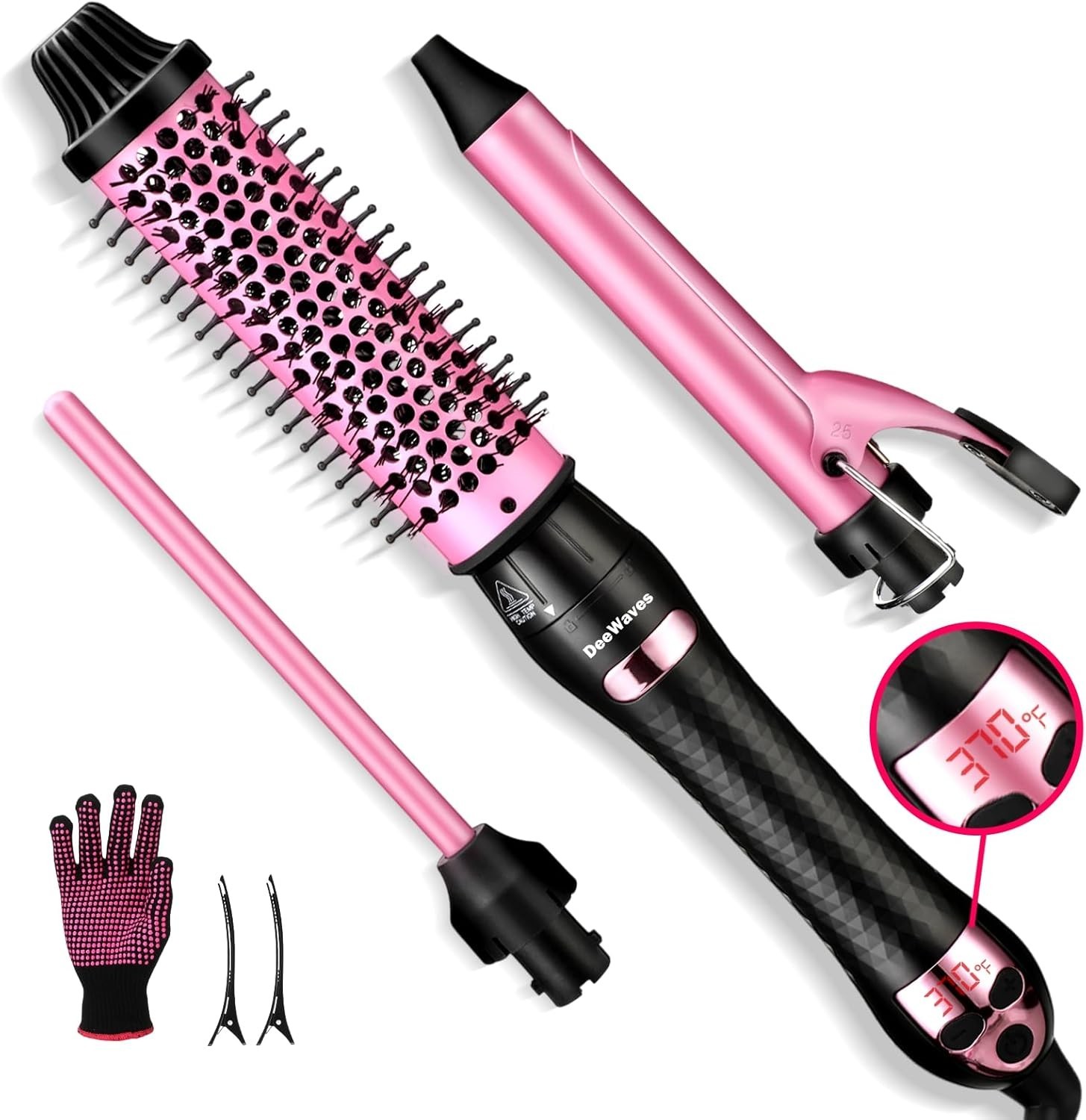 & Heated Round Brush 1.5&rdquo; Dual Voltage Blowout Tool
