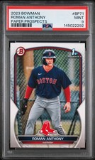 2023 BOWMAN PAPER PROSPECTS #BP71 ROMAN ANTHONY PSA 9