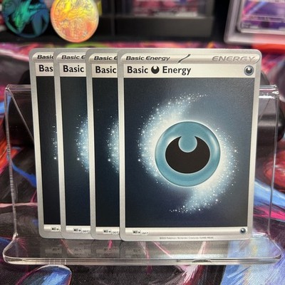 [4x Playset] Basic Darkness Energy 007 ME: Ascended Heroes POKEMON TCG HOLO