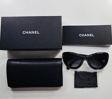 CHANEL 5397 c.501/S8 Polarized Oversized Sunglasses Black/Gray 53-21 140