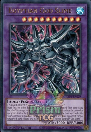 1st ed Egyptian God Slime ultra rare RA01-EN029 Yugioh