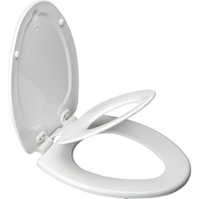 Bemis 188slow-000 Elongated Toilet Seat, White