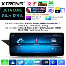 12,3" 8G+128GB F&uuml;r Mercedes W212 S212 NTG 4.0 Autoradio Android 4G LTE 2400*900