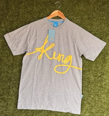 Herren King Apparel grau Grafik Zauber T-Shirt Größe Small