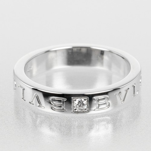 BVLGARI B.zero1 Essential Ring K18 white gold/1P diamond #7.6(US Size) 6.9... - Picture 5 of 9