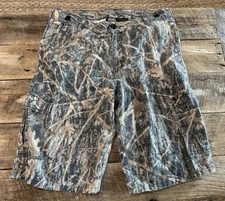 Camo Shorts Mens Size L Field Tested Guide Gear Hunting Jean Cotton