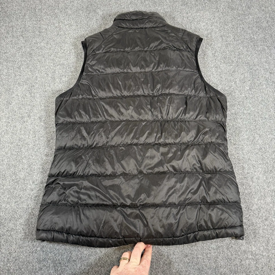 REI Co-op Stratocloud Down Vest Womens Large Black Primaloft Puffy Hiking Nylon - Image 2 of 4