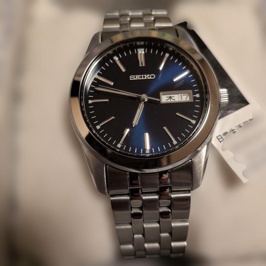 SEIKO Selection SCXC011 Quartz Day Date Blue Dial Men's Watch Japan New