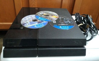 Sony PlayStation 4 500GB Gaming Console - With 3 Games 