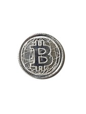Bitcoin BTC 1 Gram .999 Fine Silver Bar ₿