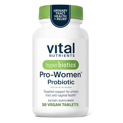 Probiotics Women Vaginal Health pH Balance 30 Vegan Tablets Hyperbiotics Vital