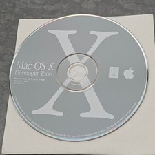 Vintage 2001 Macintosh Mac OS X Version 10.1 Developer Tools Install CD Disc
