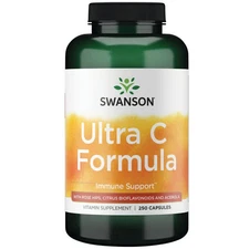 Swanson Ultra Vitamin C Formula Capsules, 500 mg, 250 Count