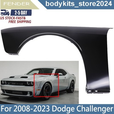 Front Left Driver Side Fender For 2008 2009-2023 Dodge Challenger Replacement