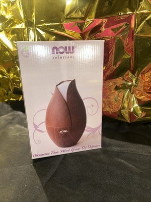 Now Solutions Essential Oils Ultrasonic Faux Wood Aromatherapy Oil Diffuser