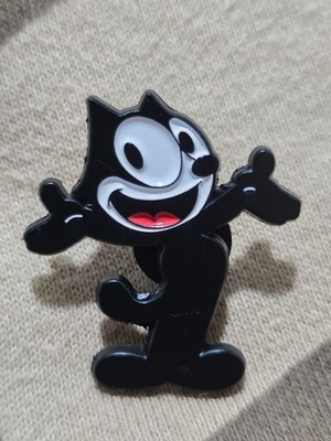 1919 Iconic Cartoon Felix The Cat Enamel Lapel Backpack Hat Pin Metal Badge ****