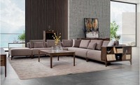 Luxus 2Tlg Wohnzimmer Set Ecksofa L-Form Mit Couchtisch Modernes Design
