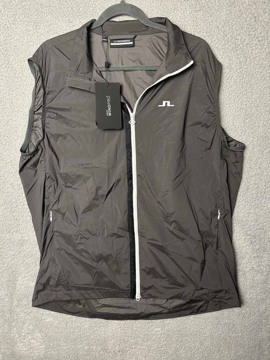 Gilet De Golf J.Lindeberg Homme – Bleu – Taille XL – Neuf Avec Étiquettes