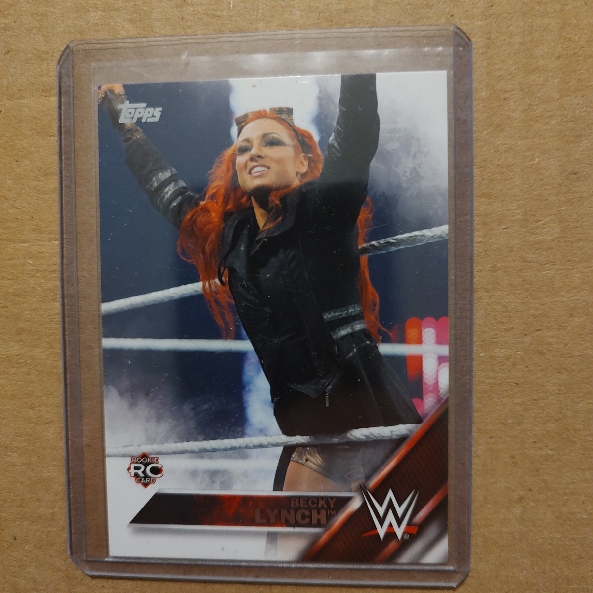 2016 TOPPS WWE  BECKY LYNCH #5 RC ROOKIE CARD
