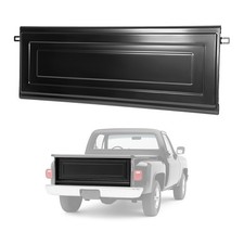 For Chevrolet Stepside Truck 1954-1987 Primed Steel Rear Tailgate Shell Black