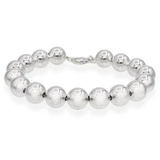 Tiffany & Co. Sterling Silver Hardware Ball Bracelet