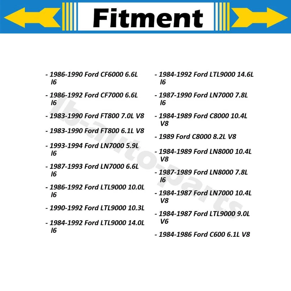 2X Manguera de línea de freno delantero primera parada para Ford B600 1984 1985 1986 1987 1988 Foto 2 de 4