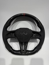 Infiniti Q50 Q60 Carbon Fiber Steering Wheel Flat Bottom No Heat 2018+