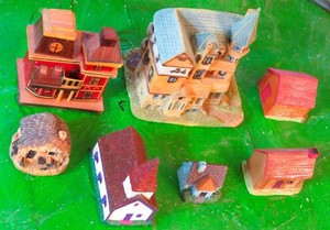 15mm miniatures ACW American Civil War, TOWN, TOWN, any era, nearer 1800's