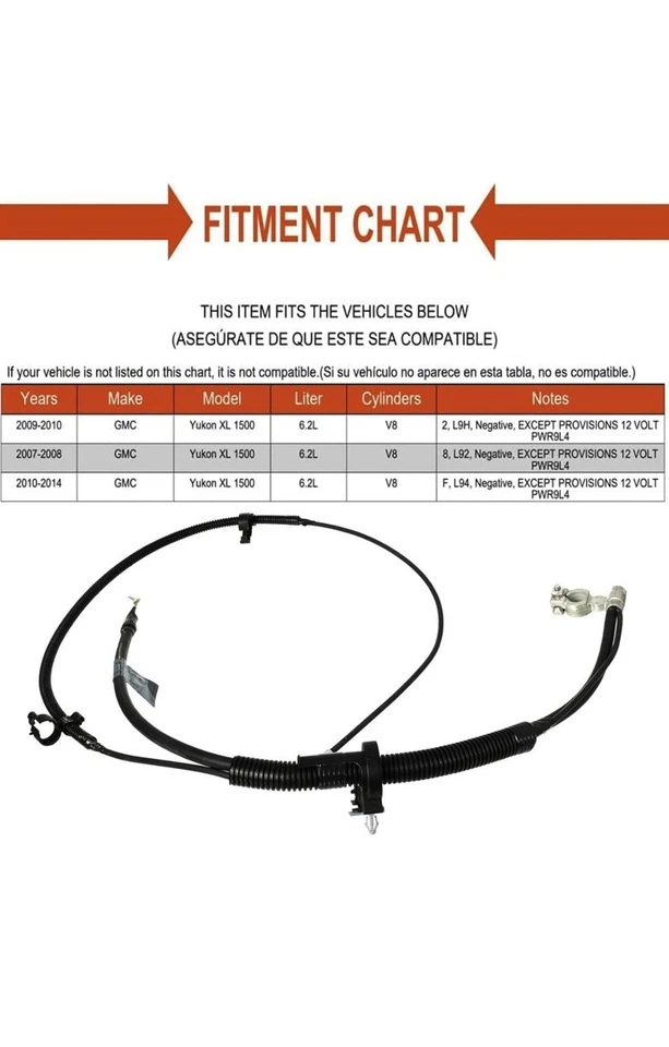 22846471 Negative Battery Cable, NEW Cable accessories... - Image 2 of 4