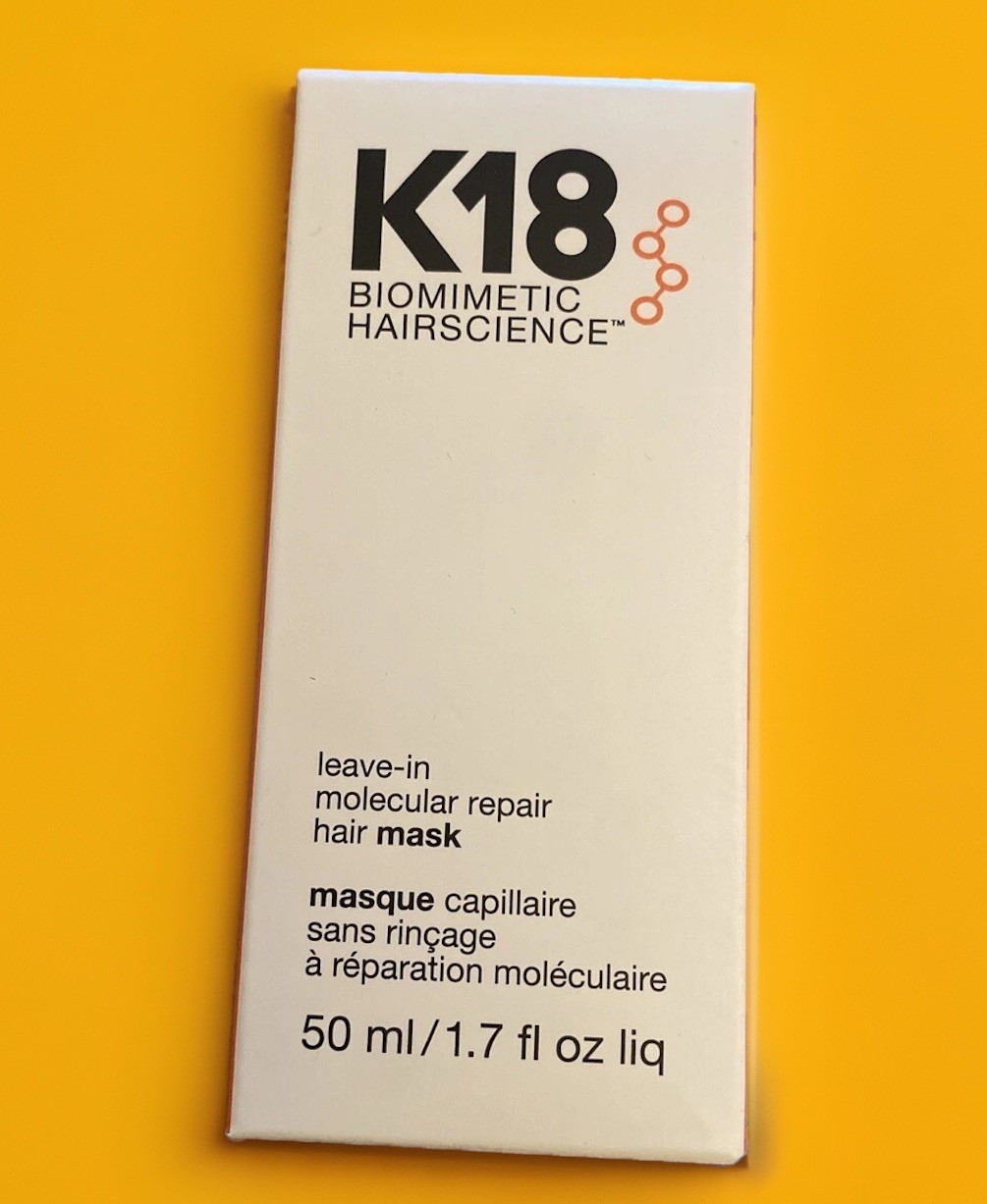 K18 masque capillaire sans rinçage 50ml soin réparateur intense cheveux secs