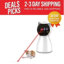 Interactive Indoor Cat Laser Toy – Adjustable Angle & Engaging Play for All Ages