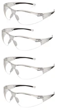 (4 Pack) Uvex SVP200 Safety Glass Clear Lens&Frame Anti-Scratch Hardcoat NOB