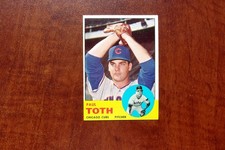 1963 Topps # 489..Paul Toth...Chicago Cubs...( 1223 )